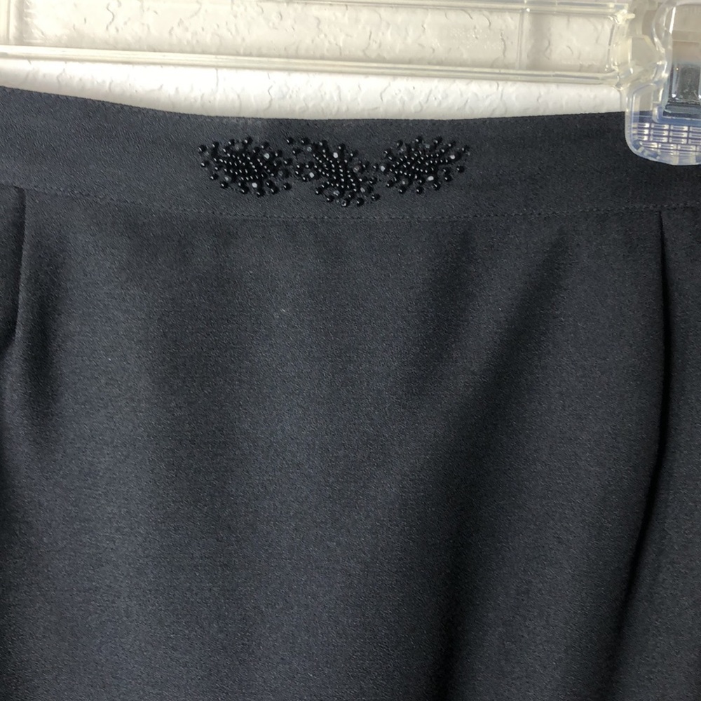 Morgan Miller Vintage Beaded Black Gold Skirt Suit - Picture 12 of 15